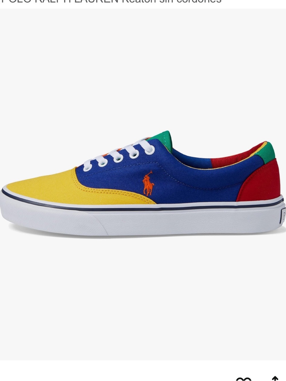 POLO RALPH LAUREN KEATON LCL Multi
Colorblock Mens 11.5 Low Top Sneaker Shoes